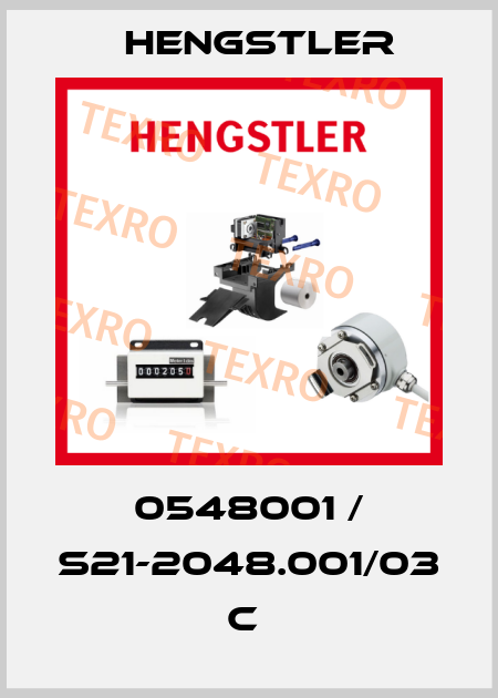 0548001 / S21-2048.001/03 c  Hengstler