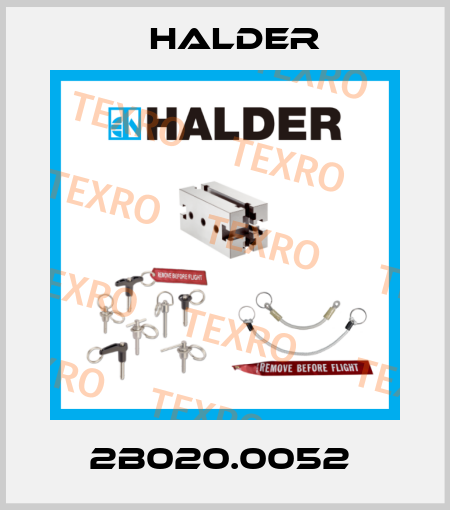2B020.0052  Halder