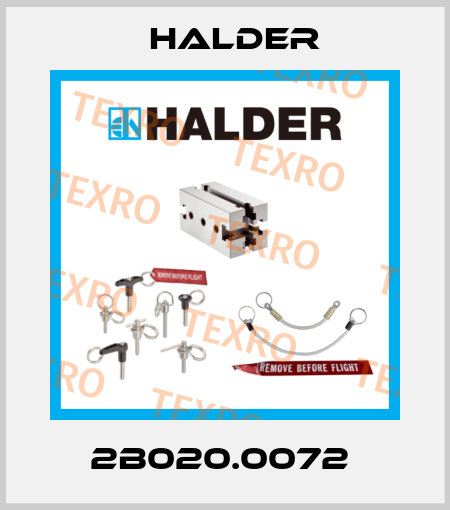 2B020.0072  Halder