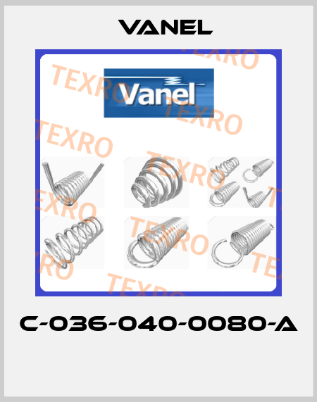 C-036-040-0080-A  Vanel