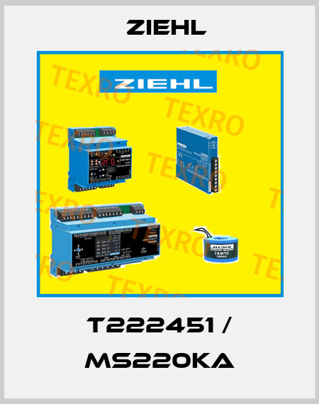 T222451 / MS220KA Ziehl