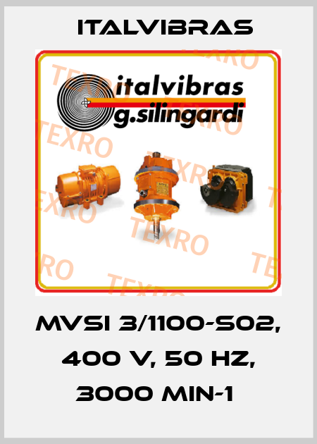 MVSI 3/1100-S02, 400 V, 50 Hz, 3000 min-1  Italvibras