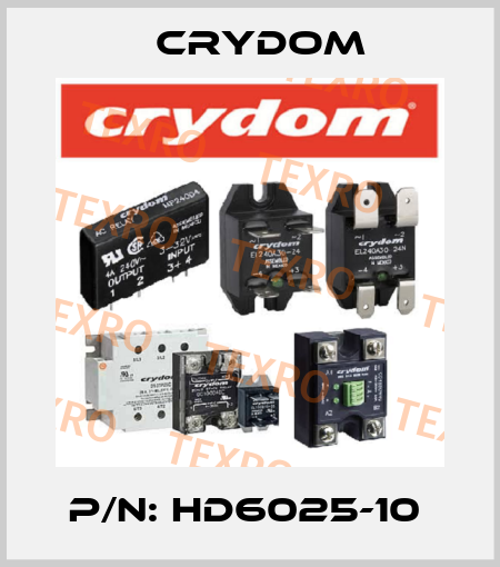 P/N: HD6025-10  Crydom
