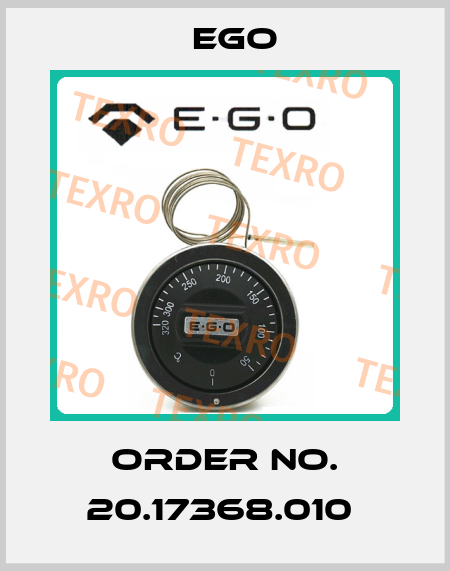 Order No. 20.17368.010  EGO