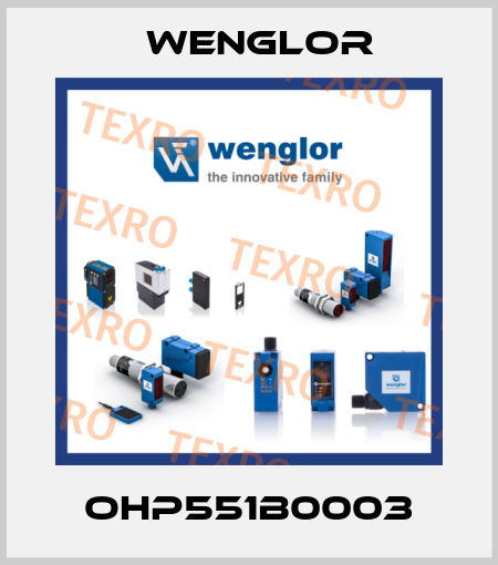 OHP551B0003 Wenglor