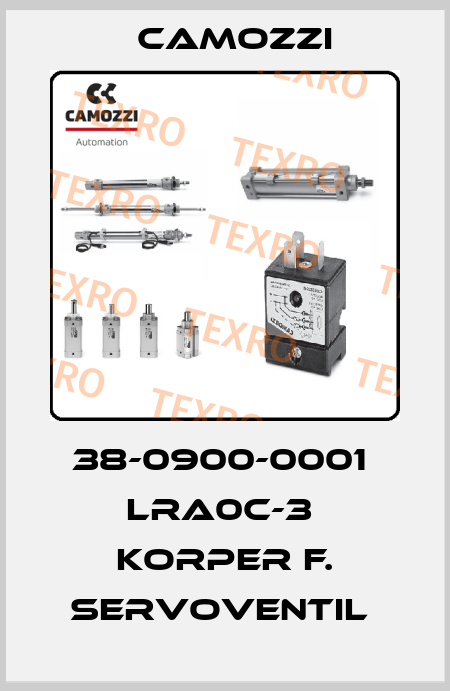 38-0900-0001  LRA0C-3  KORPER F. SERVOVENTIL  Camozzi
