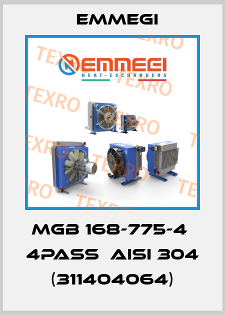 MGB 168-775-4  4pass  AISI 304 (311404064) Emmegi