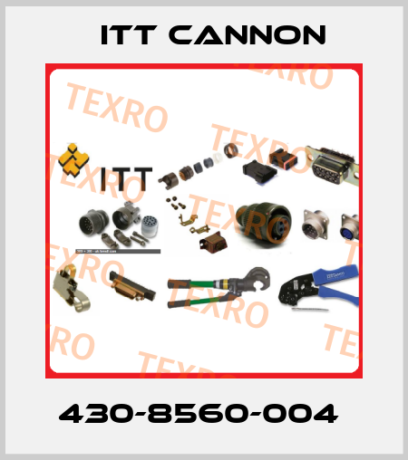 430-8560-004  Itt Cannon