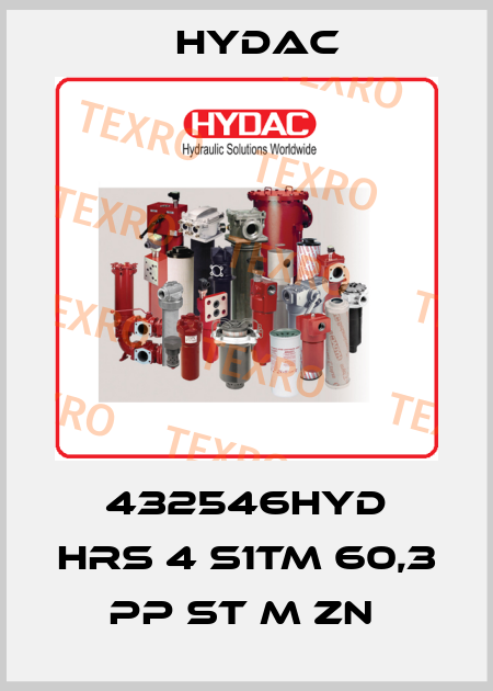 432546HYD HRS 4 S1TM 60,3 PP ST M ZN  Hydac