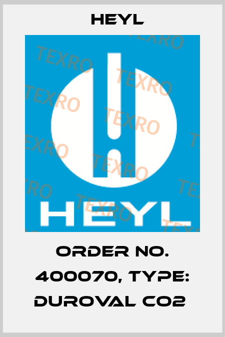 Order No. 400070, Type: Duroval CO2  Heyl