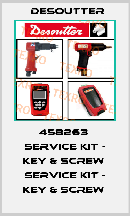 458263  SERVICE KIT - KEY & SCREW  SERVICE KIT - KEY & SCREW  Desoutter