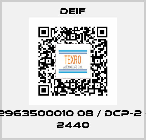 2963500010 08 / DCP-2 - 2440 Deif
