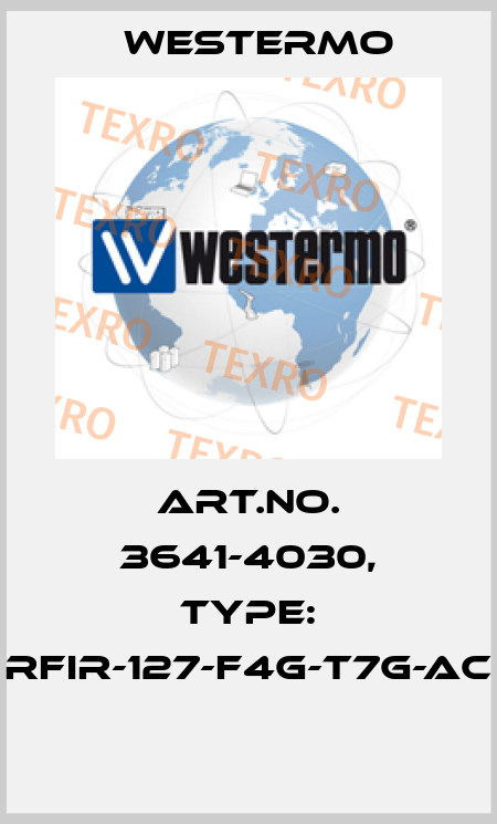 Art.No. 3641-4030, Type: RFIR-127-F4G-T7G-AC  Westermo