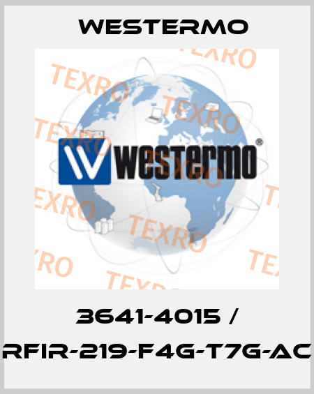 3641-4015 / RFIR-219-F4G-T7G-AC Westermo