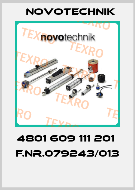 4801 609 111 201  F.NR.079243/013  Novotechnik
