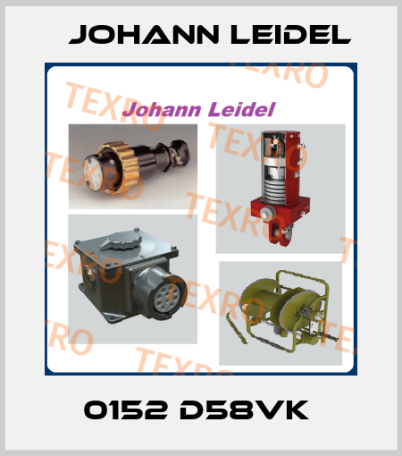 0152 D58VK  Johann Leidel