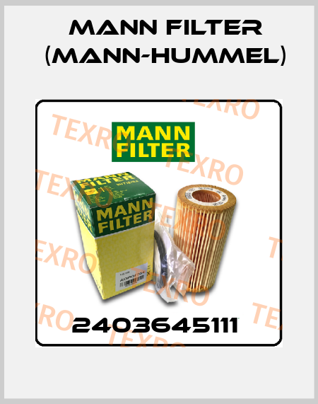 2403645111  Mann Filter (Mann-Hummel)