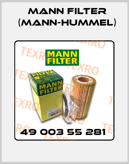 49 003 55 281  Mann Filter (Mann-Hummel)