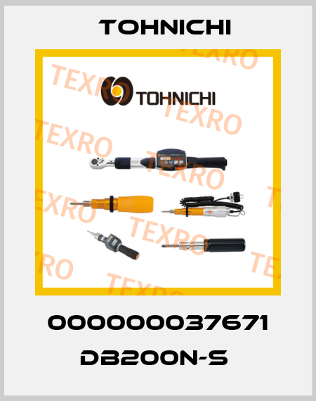 000000037671 DB200N-S  Tohnichi