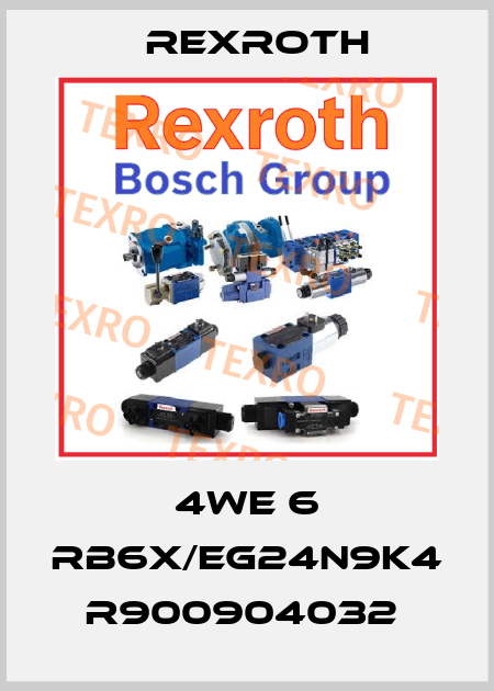 4WE 6 RB6X/EG24N9K4  R900904032  Rexroth
