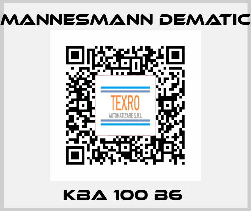 KBA 100 B6  Mannesmann Dematic