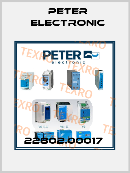 22802.00017  Peter Electronic