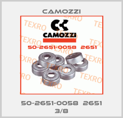 50-2651-0058  2651 3/8 Camozzi