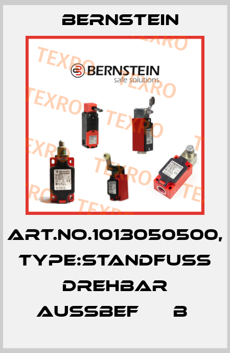 Art.No.1013050500, Type:STANDFUß DREHBAR AUßBEF      B  Bernstein
