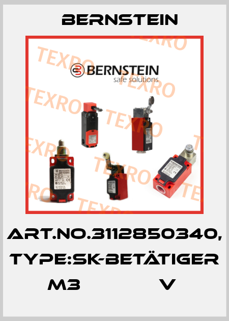 Art.No.3112850340, Type:SK-BETÄTIGER M3              V  Bernstein