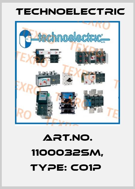 Art.No. 1100032SM, Type: CO1P  Technoelectric