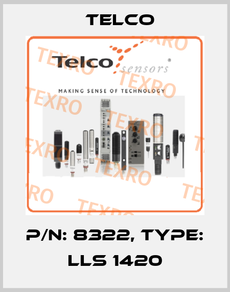 p/n: 8322, Type: LLS 1420 Telco