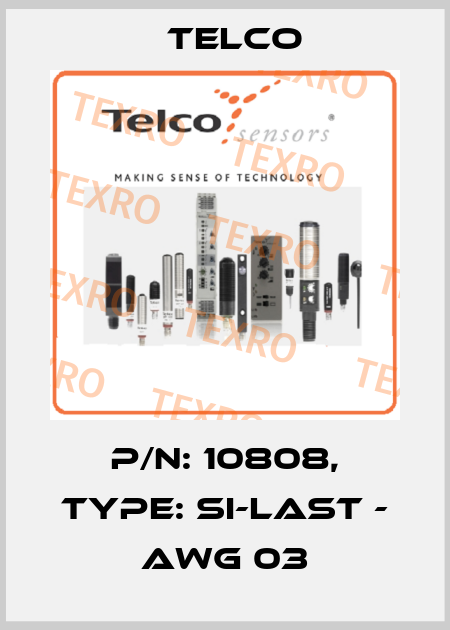 p/n: 10808, Type: SI-Last - AWG 03 Telco