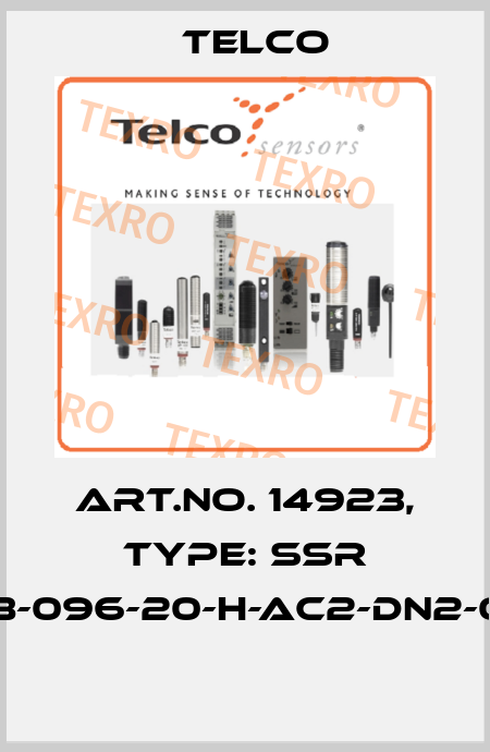 Art.No. 14923, Type: SSR 02-198-096-20-H-AC2-DN2-0.5-J12  Telco
