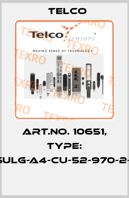 Art.No. 10651, Type: SULG-A4-CU-52-970-2-1  Telco