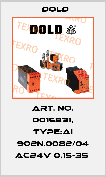 Art. No. 0015831, Type:AI 902N.0082/04 AC24V 0,15-3S  Dold