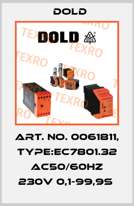 Art. No. 0061811, Type:EC7801.32 AC50/60HZ 230V 0,1-99,9S  Dold