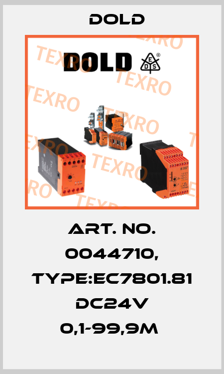Art. No. 0044710, Type:EC7801.81 DC24V 0,1-99,9M  Dold