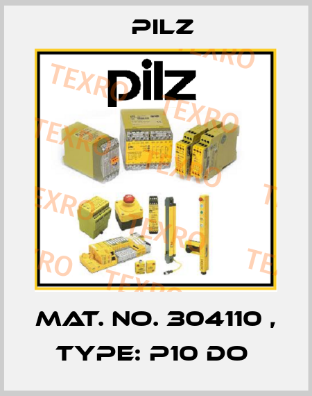 Mat. No. 304110 , Type: P10 DO  Pilz