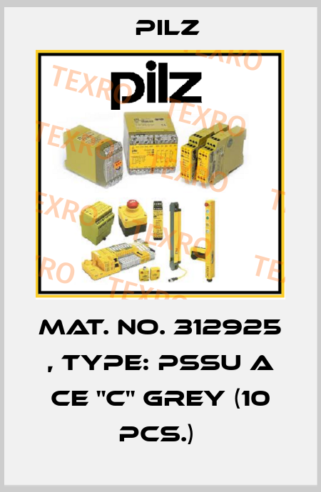 Mat. No. 312925 , Type: PSSu A CE "C" grey (10 pcs.)  Pilz