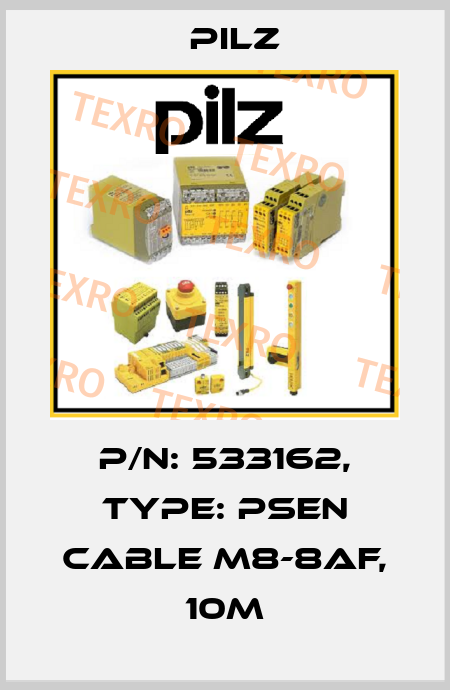 p/n: 533162, Type: PSEN cable M8-8af, 10m Pilz
