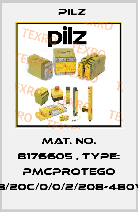 Mat. No. 8176605 , Type: PMCprotego D.03/20C/0/0/2/208-480VAC Pilz
