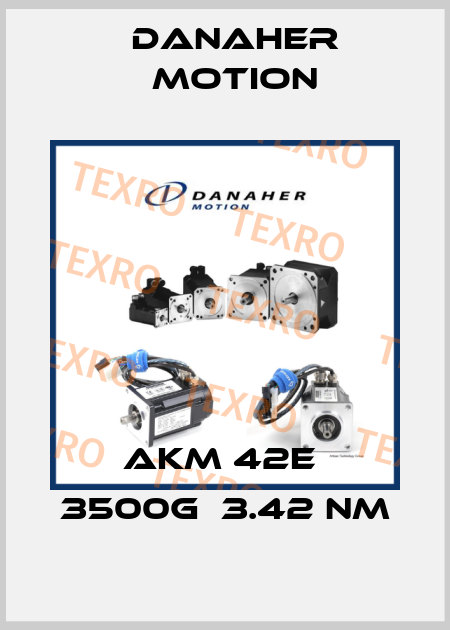 AKM 42E  3500G  3.42 Nm Danaher Motion