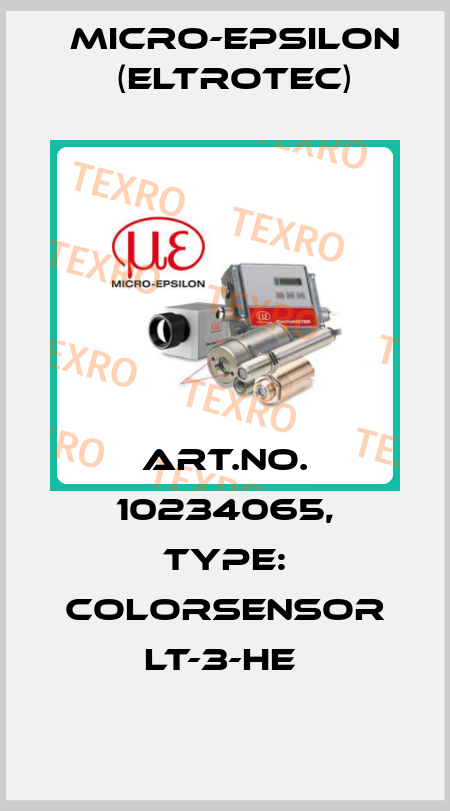 Art.No. 10234065, Type: colorSENSOR LT-3-HE  Micro-Epsilon (Eltrotec)