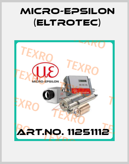 Art.No. 11251112  Micro-Epsilon (Eltrotec)