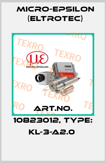 Art.No. 10823012, Type: KL-3-A2.0  Micro-Epsilon (Eltrotec)