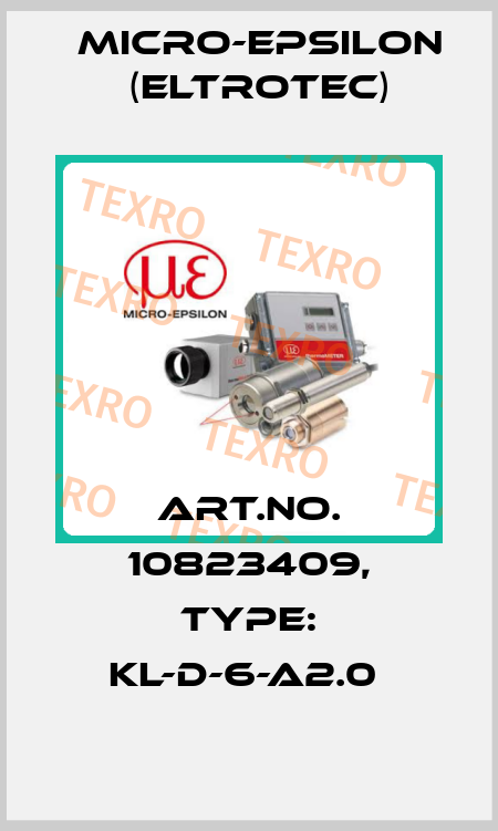 Art.No. 10823409, Type: KL-D-6-A2.0  Micro-Epsilon (Eltrotec)