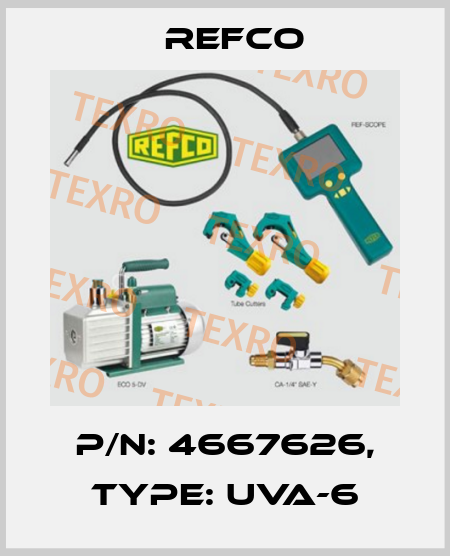 p/n: 4667626, Type: UVA-6 Refco