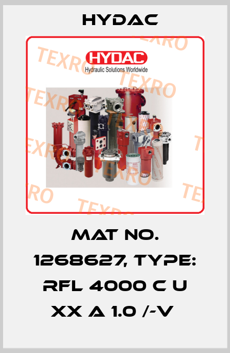 Mat No. 1268627, Type: RFL 4000 C U XX A 1.0 /-V  Hydac
