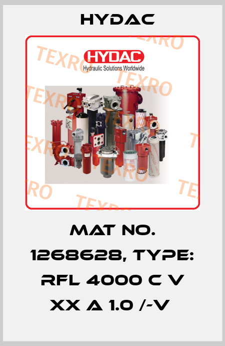 Mat No. 1268628, Type: RFL 4000 C V XX A 1.0 /-V  Hydac