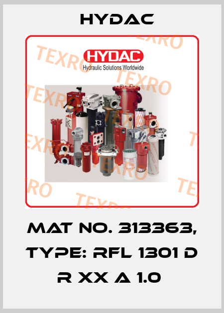 Mat No. 313363, Type: RFL 1301 D R XX A 1.0  Hydac